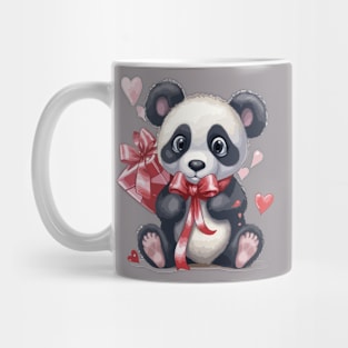 Cute Panda with gifts Mug